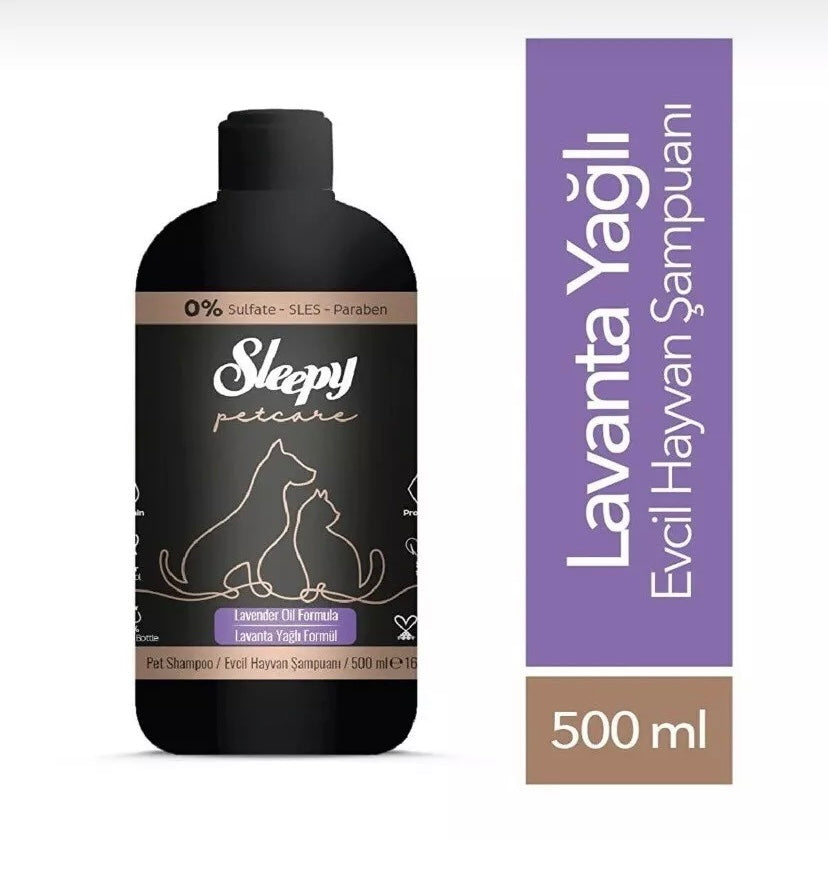 Sleepy Petcare Lavender Oil Pet Shampoo 500ml