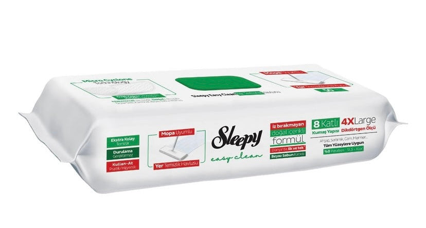 Mopa Uyumlu 4XL Sleepy Easy Clean Green ✖️4 Pack