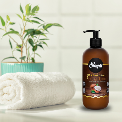 Sleepy Premium Brown Care Liquid Soap ×12 Pcs