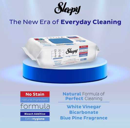 Sleepy Easy Clean Surface  Cleaning Towel Bleach